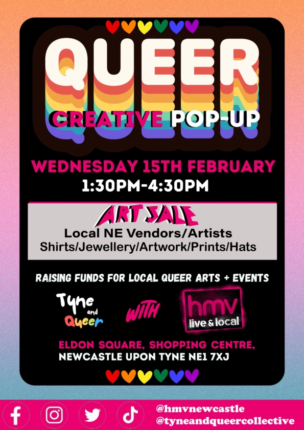 Tyne and Queer Event Poster