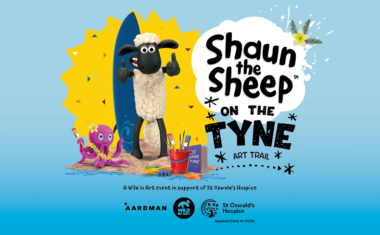 Shaun the Sheep on the Tyne Art Trail