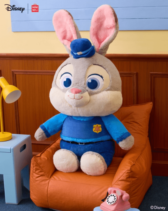 Large Zootroplis Rabbit Plush from MINISO