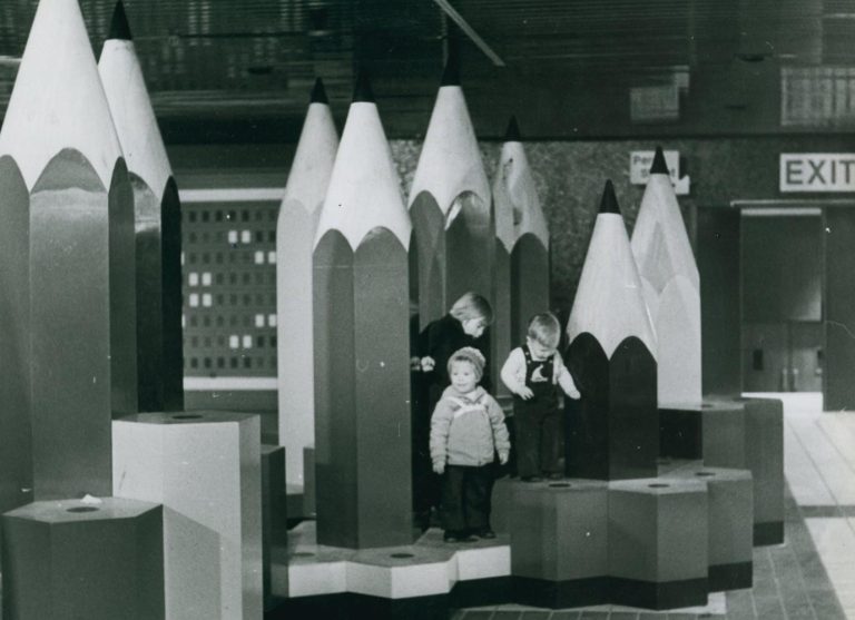 Pencil seating- old Eldon Square