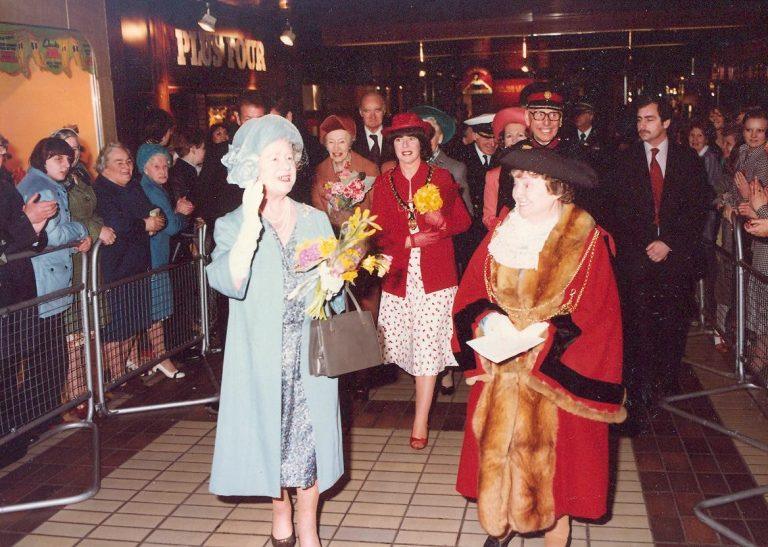 Queen Elizabeth visiting Eldon Square