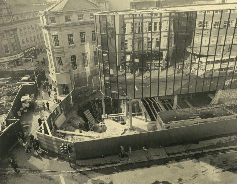 Eldon Square building site