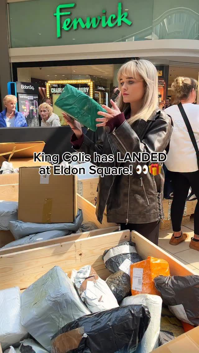Fancy going treasure hunting at Eldon Square? 🤭✨@king_colis brand new pop-up is here for ONE WEEK only! How it works:⏱ You get 10 minutes to grab your mystery packages⚖️ They’re priced by weight - £2.50 per 100g🚫 No peeking before you pay!🎁 Then comes the best part… UNBOXING your surprises🎟 FREE entry (Under 16s with an adult)📅 20-26 April📍 Next to FenwickWill you get lucky? 🍀 Find out more via link in bio!