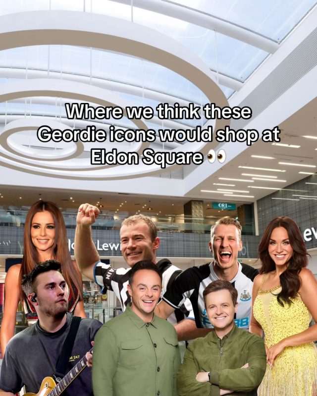 Where we think these Geordie icons would shop at Eldon Square 👀🖤🤍Who did we get right?!