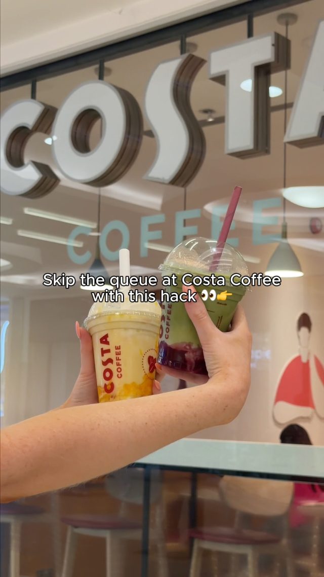 The @costacoffee hack everyone needs to know 👀Get priority over in-store orders and enjoy your go-to summer drinks, minus the long wait 🏃♀️👉🏻 Simply download the Costa Coffee app, select Eldon Square, order your faves, and skip the queue!